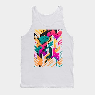 Vibrant Abstract Artwork Tank Top